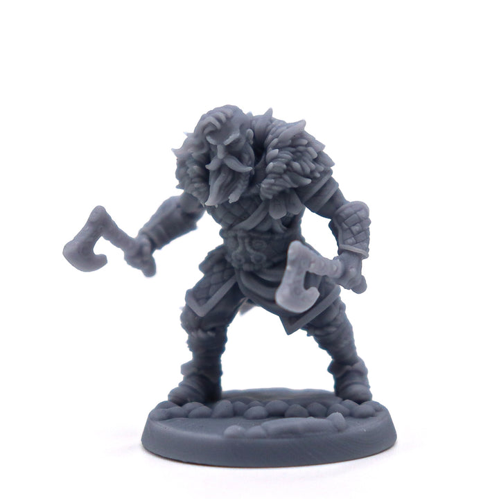 Human Barbarian Berserker Male Miniature