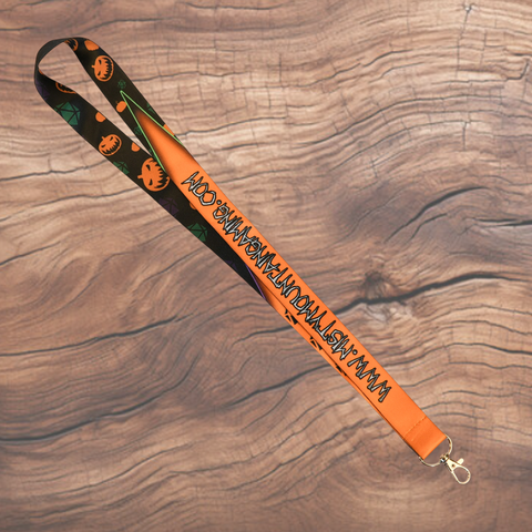 Dice and Jack-O-Lanterns Lanyard
