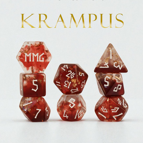 Krampus Resin Dice Set