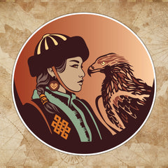 Mongolian Sticker - Dice Around the World Collection