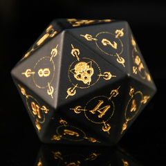 Moonchild Black Frosted Glass 35mm D20