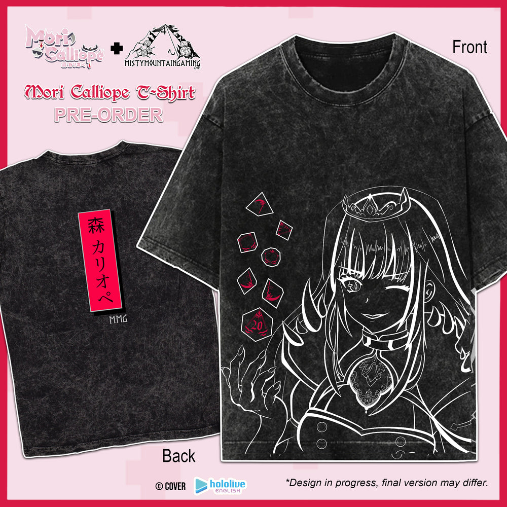 予約商品 | 森カリオペ Tシャツ | ホロライブEnglish x MMG 限定