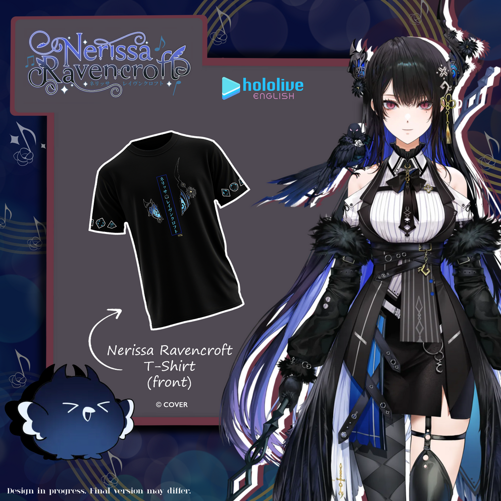PRE-ORDER | Nerissa Ravencroft T-Shirt | hololive English x MMG Exclusive