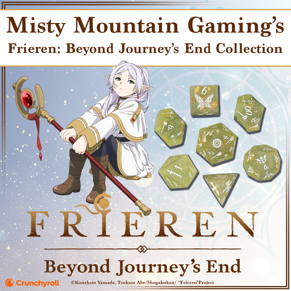 Frieren Sharp-Edged Resin Dice Set