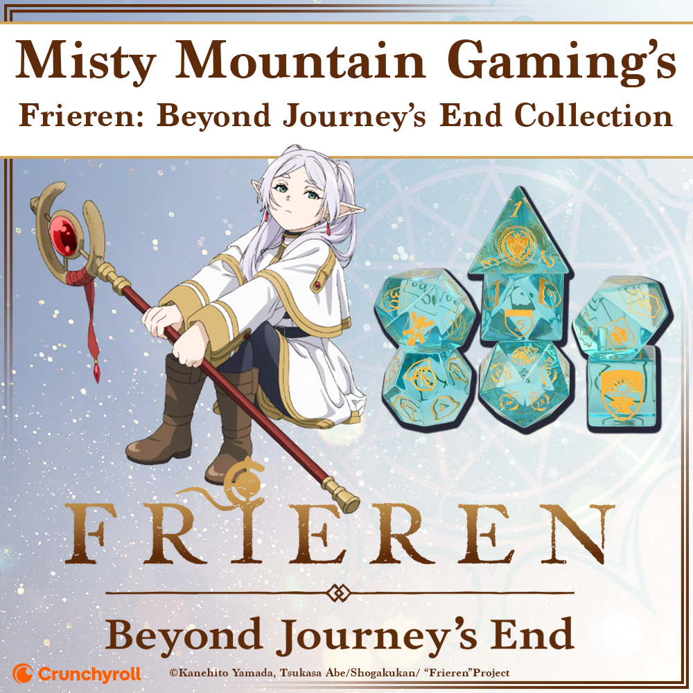 Frieren Glass Dice Set