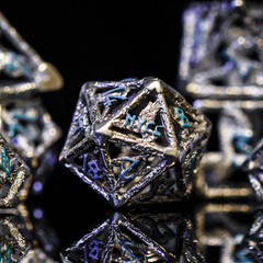 NYCC Exclusive Sterling Silver Dice Set - Blue
