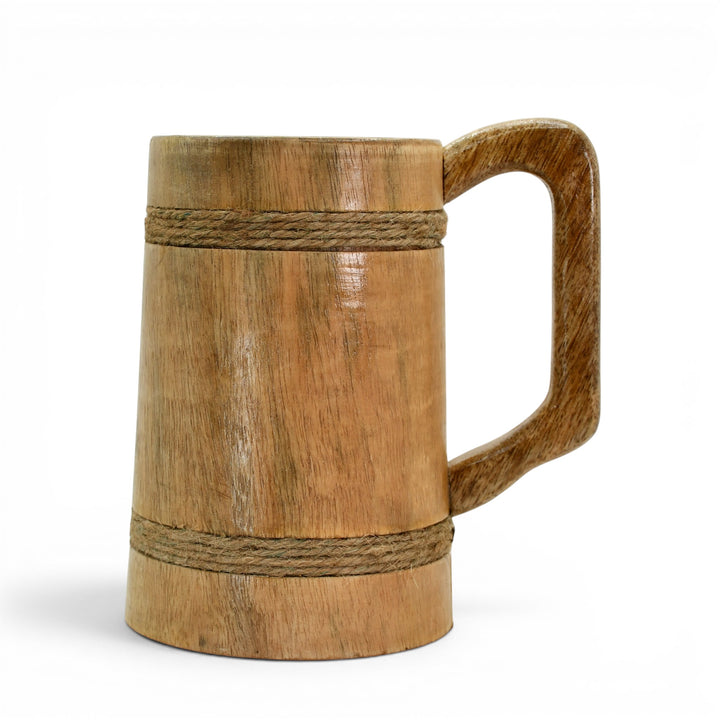 Natural Blonde Wood Tankard