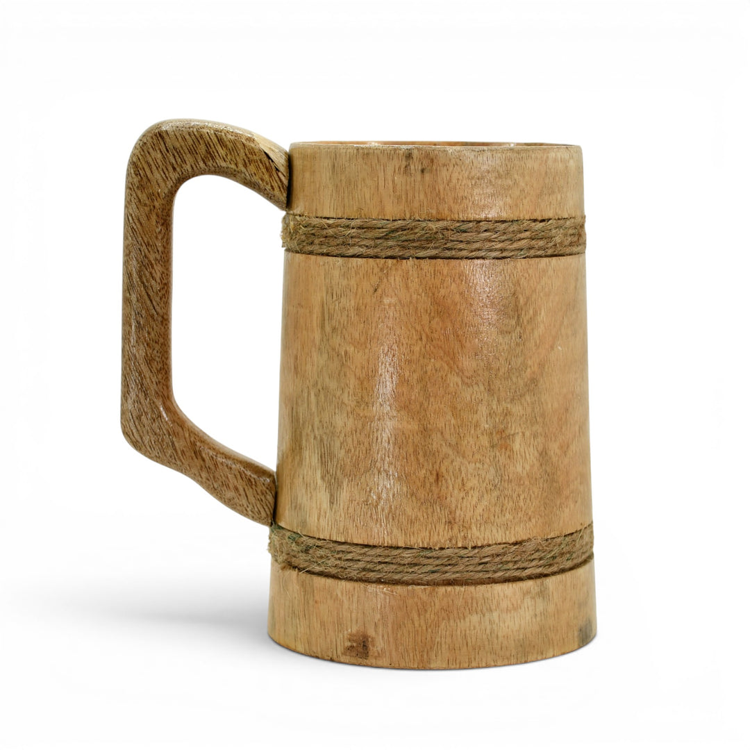 Natural Blonde Wood Tankard