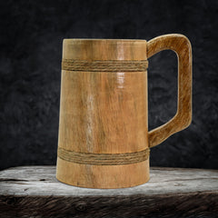 Natural Blonde Wood Tankard