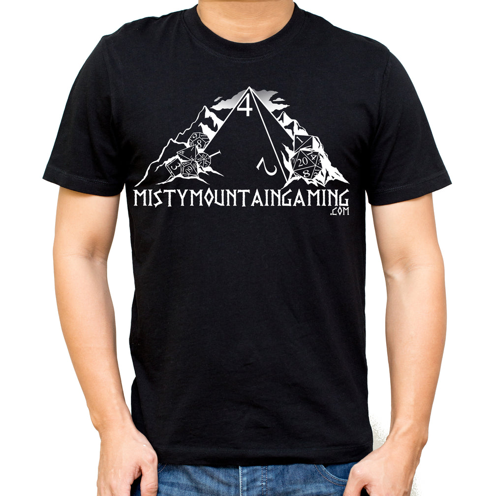 北欧神話デザイン ミスティマウンテン ゲーミングTシャツ