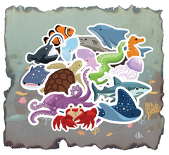 Ocean Biome Sticker Pack