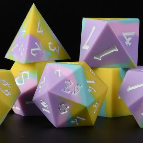 Pastel Dreams Silicone Dice Set