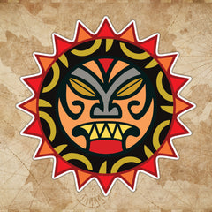 Polynesian Sticker - Dice Around the World