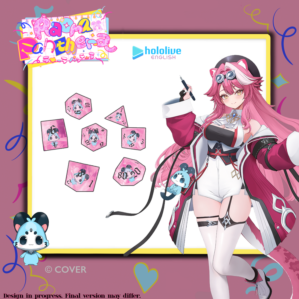 预购 | Raora Panthera 锐角树脂骰子套装 | hololive English x MMG 独家