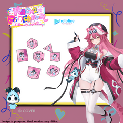 先行予約 | Raora Panthera シャープエッジレジンダイスセット | ホロライブEnglish x MMG 限定商品