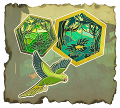 Rainforest Biome Patch and Pin Set