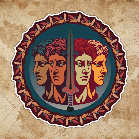 Roman Sticker - Dice Around the World Collection