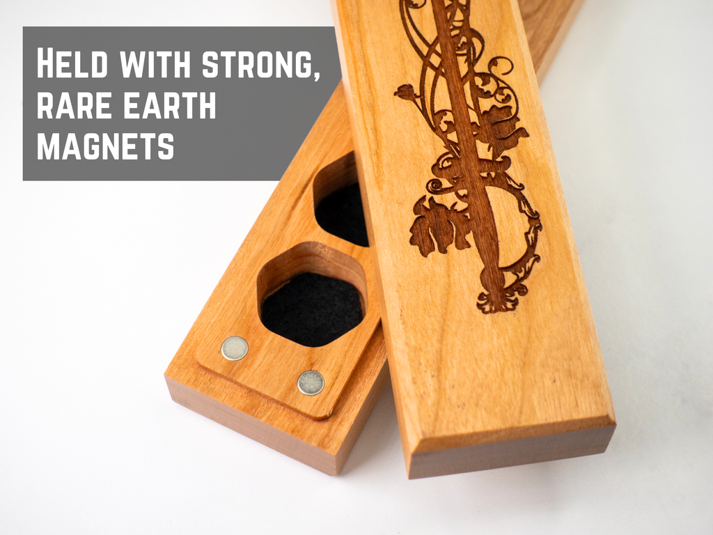 wooden dice vault for dungeons and dragons