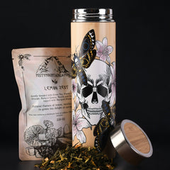 Skull Moth Tea Thermos