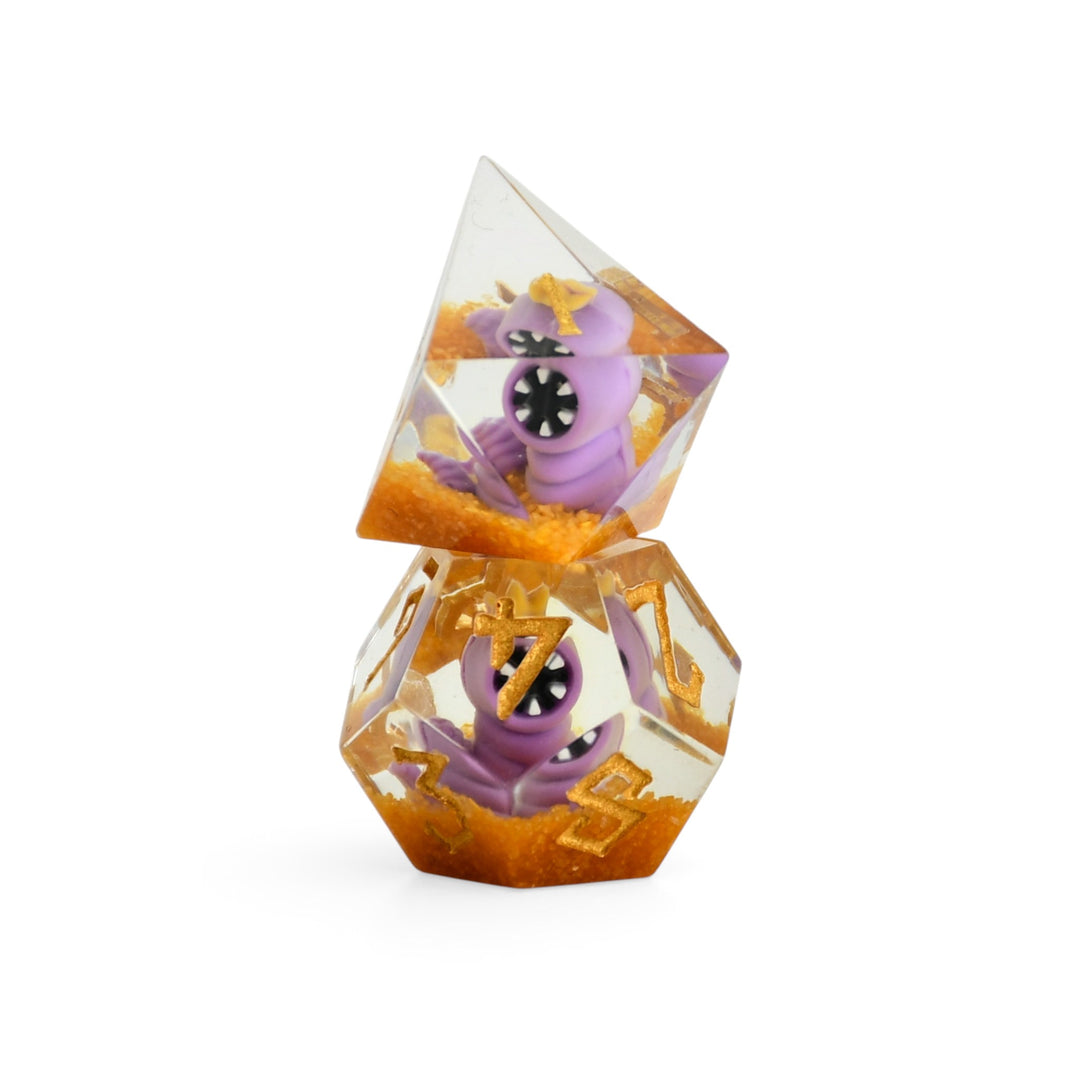 PRE-ORDER || SMARSH Sharp-Edged Resin Dice Set | Tales From the Stinky Dragon x MMG