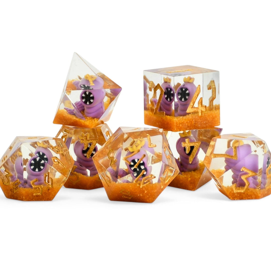 PRE-ORDER || SMARSH Sharp-Edged Resin Dice Set | Tales From the Stinky Dragon x MMG