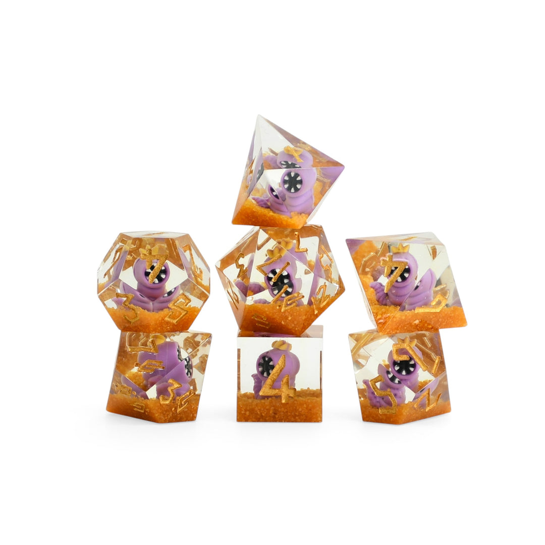 PRE-ORDER || SMARSH Sharp-Edged Resin Dice Set | Tales From the Stinky Dragon x MMG