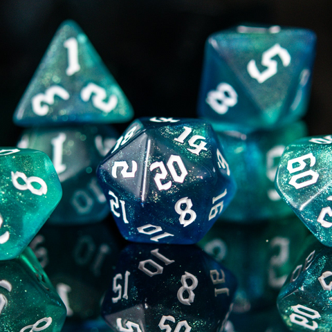Sorcerer Class Acrylic Dice Set