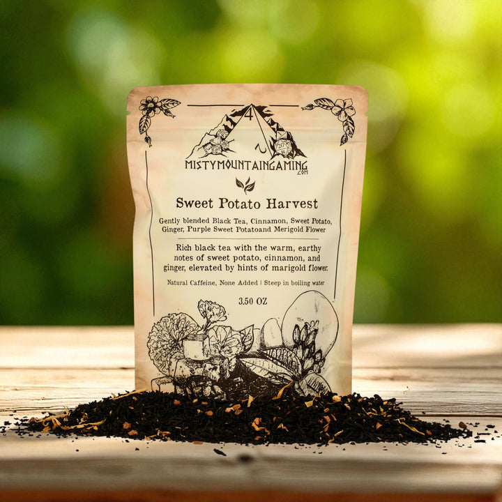 Tea bag labeled &