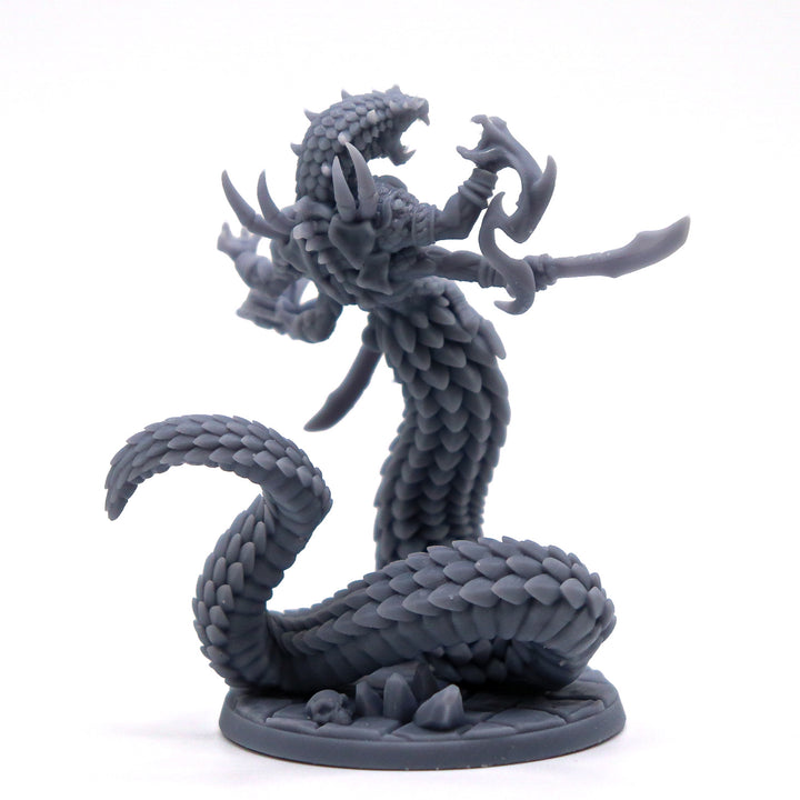 Tombscale Naga Sage Miniature