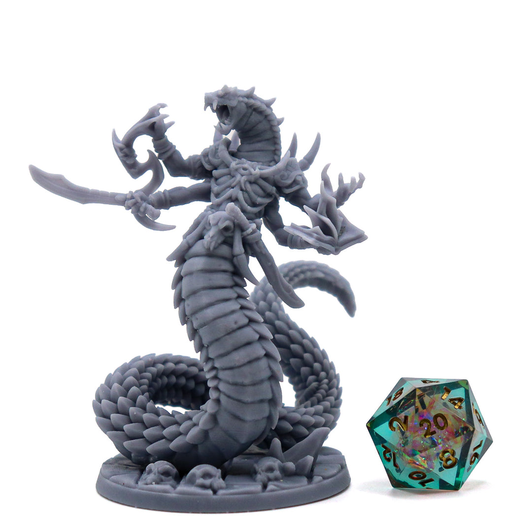 Tombscale Naga Sage Miniature