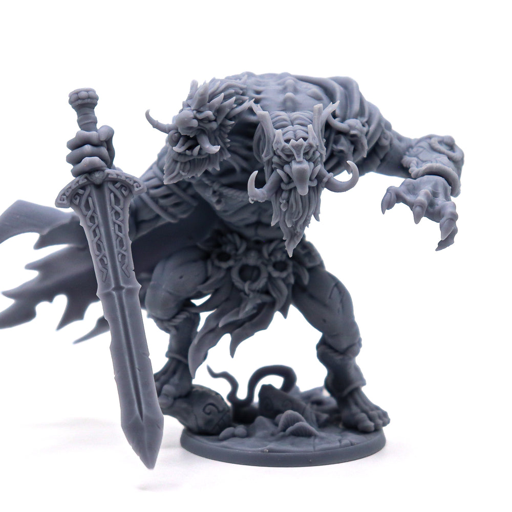 Two-Headed Troll King Miniature