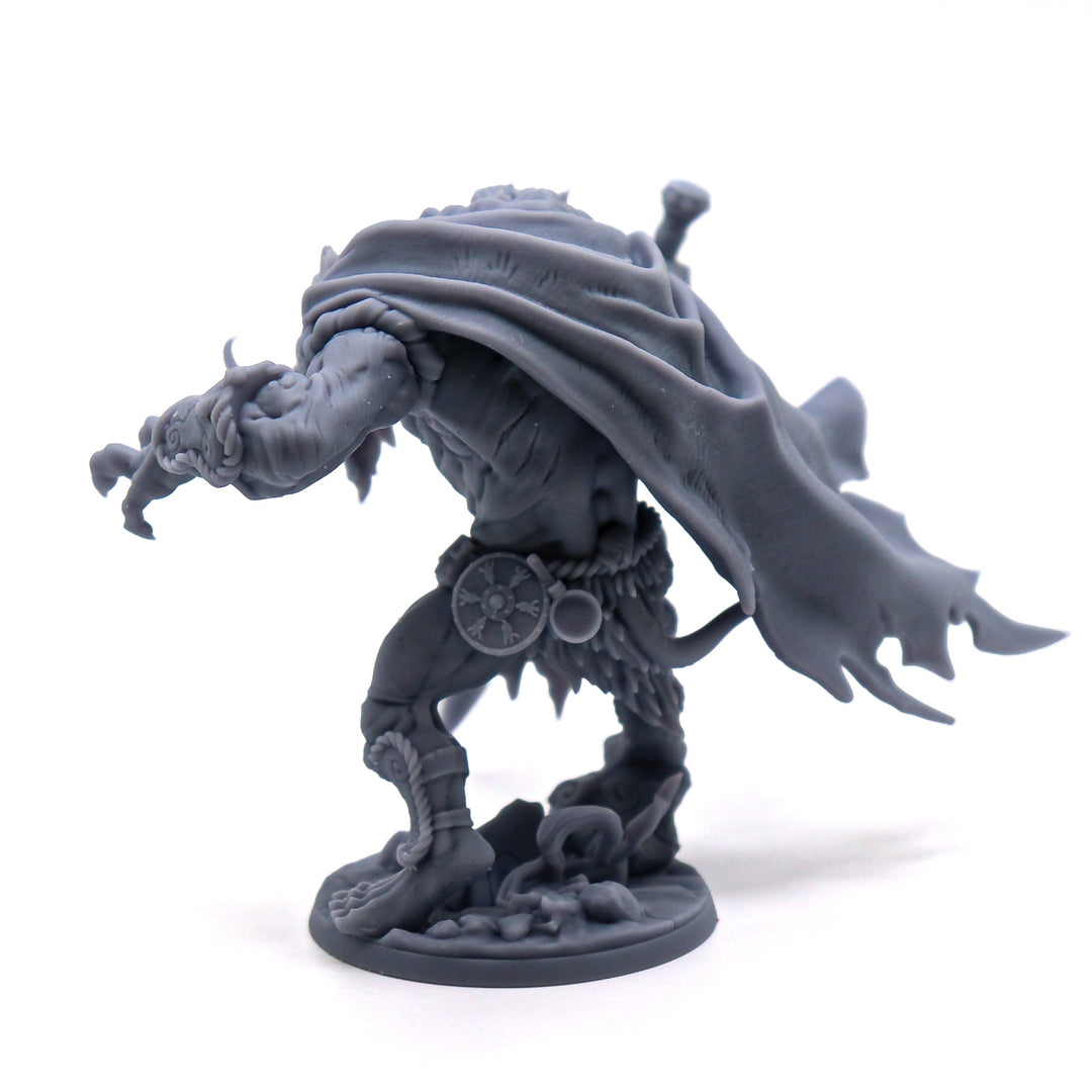 Two-Headed Troll King Miniature