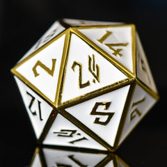 White and Gold Metal 35mm D20