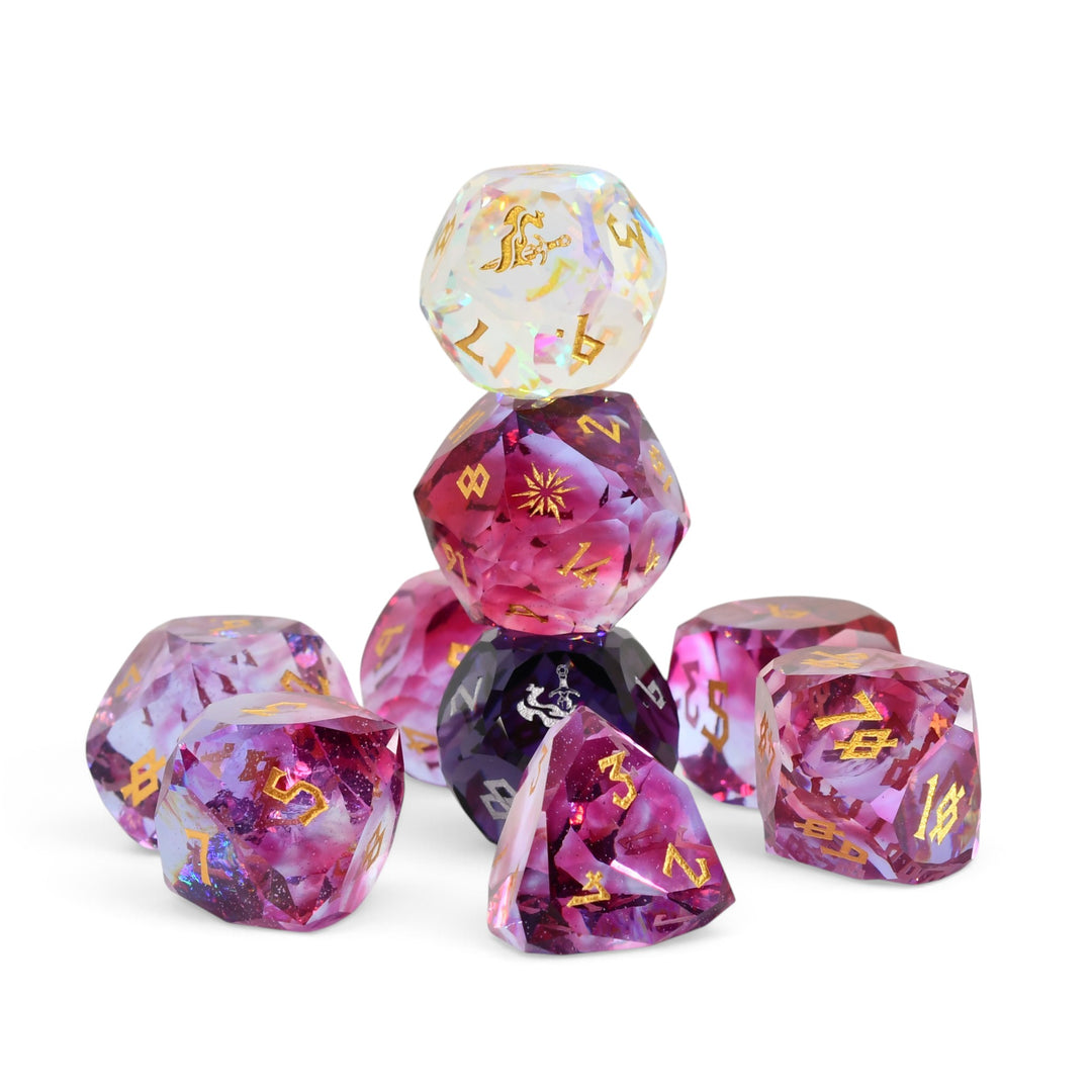 PRE-ORDER || Arcana Domain Multifaceted Daggerheart Dice Set