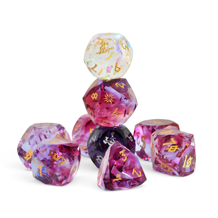 PRE-ORDER || Arcana Domain Multifaceted Daggerheart Dice Set
