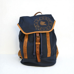 Navy Canvas Backpack