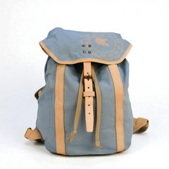 Powder Blue Canvas Backpack