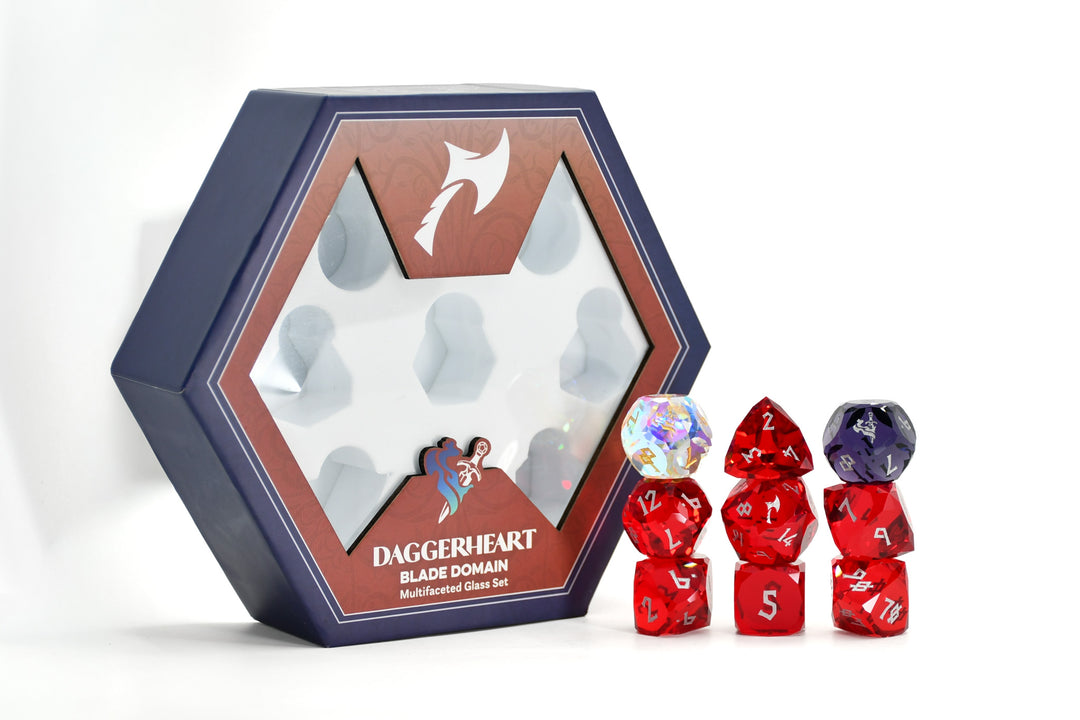 PRE-ORDER || Blade Domain Multifaceted Daggerheart Dice Set