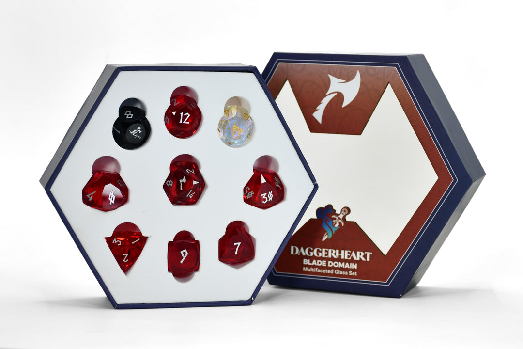 PRE-ORDER || Blade Domain Multifaceted Daggerheart Dice Set