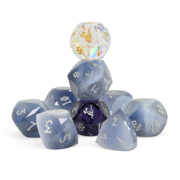 PRE-ORDER || Bone Domain Multifaceted Daggerheart Dice Set