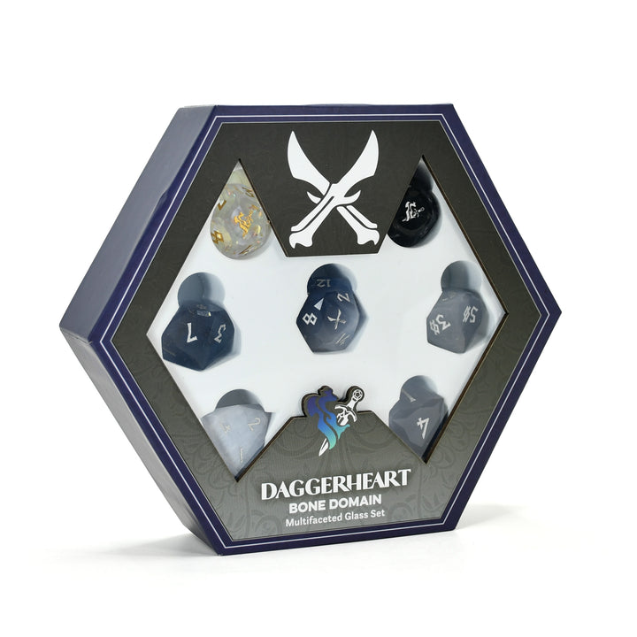 PRE-ORDER || Bone Domain Multifaceted Daggerheart Dice Set