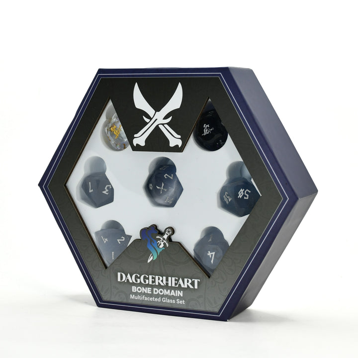 PRE-ORDER || Bone Domain Multifaceted Daggerheart Dice Set