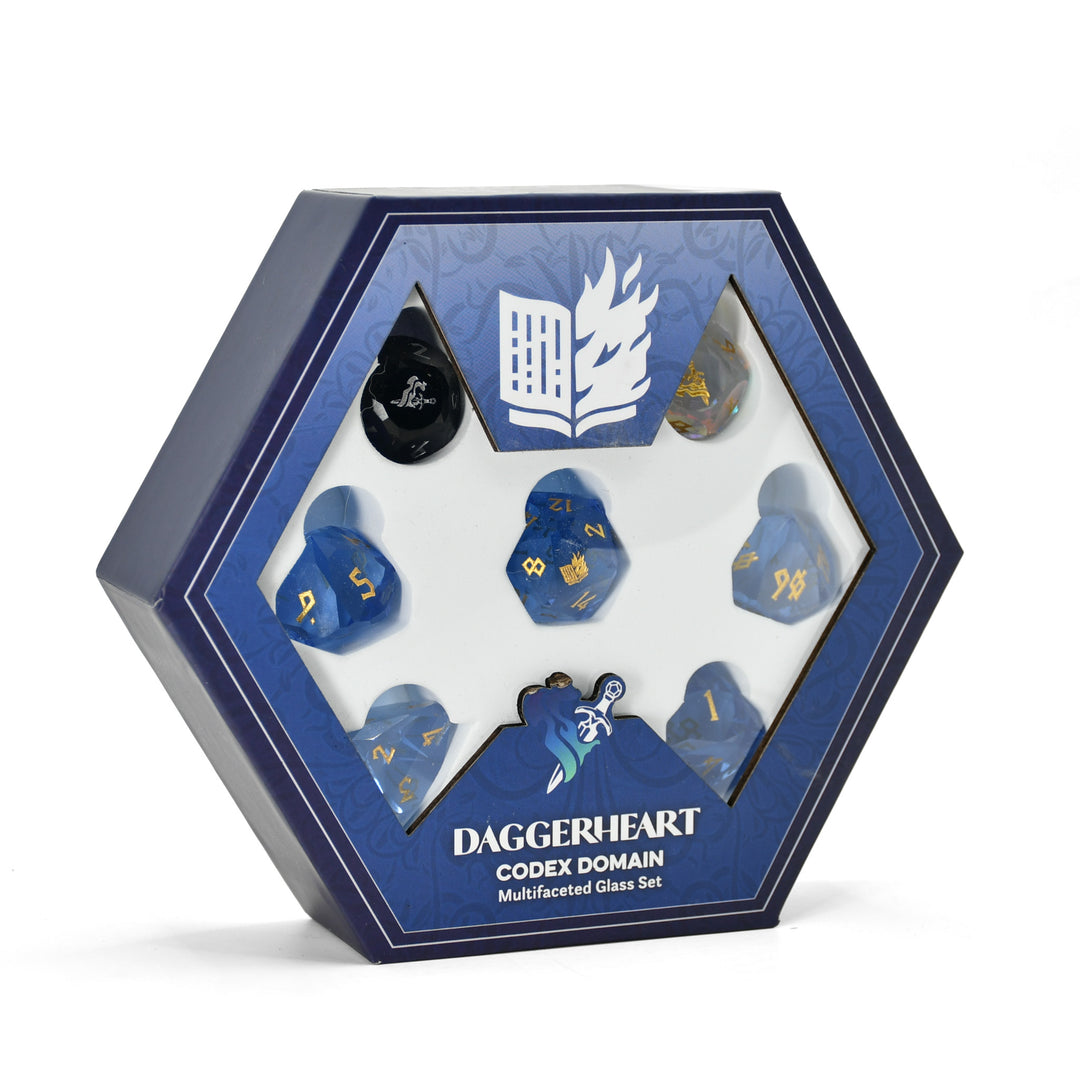 PRE-ORDER || Codex Domain Multifaceted Daggerheart Dice Set
