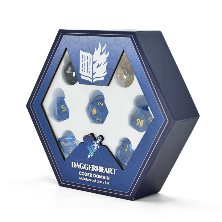 PRE-ORDER || Codex Domain Multifaceted Daggerheart Dice Set