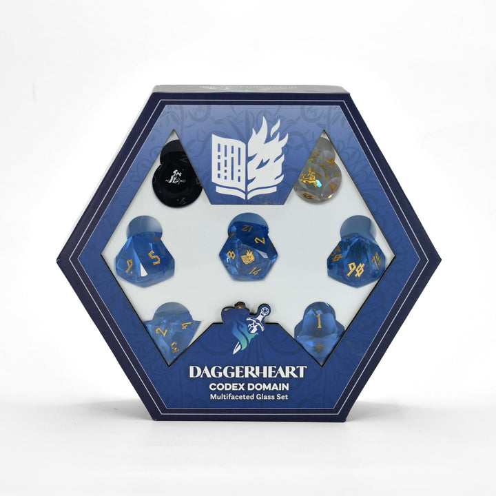 PRE-ORDER || Codex Domain Multifaceted Daggerheart Dice Set