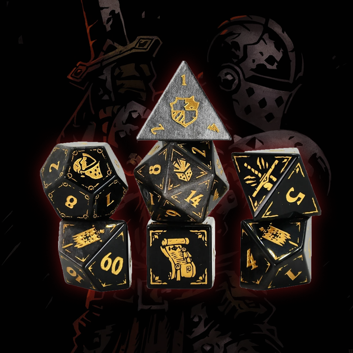 Pre-Order || Darkest Dungeon Crusader Dice Set