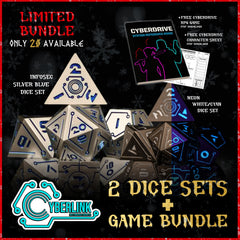 LIMITED BUNDLE | Blue Cyberlink Dice + Game Bundle