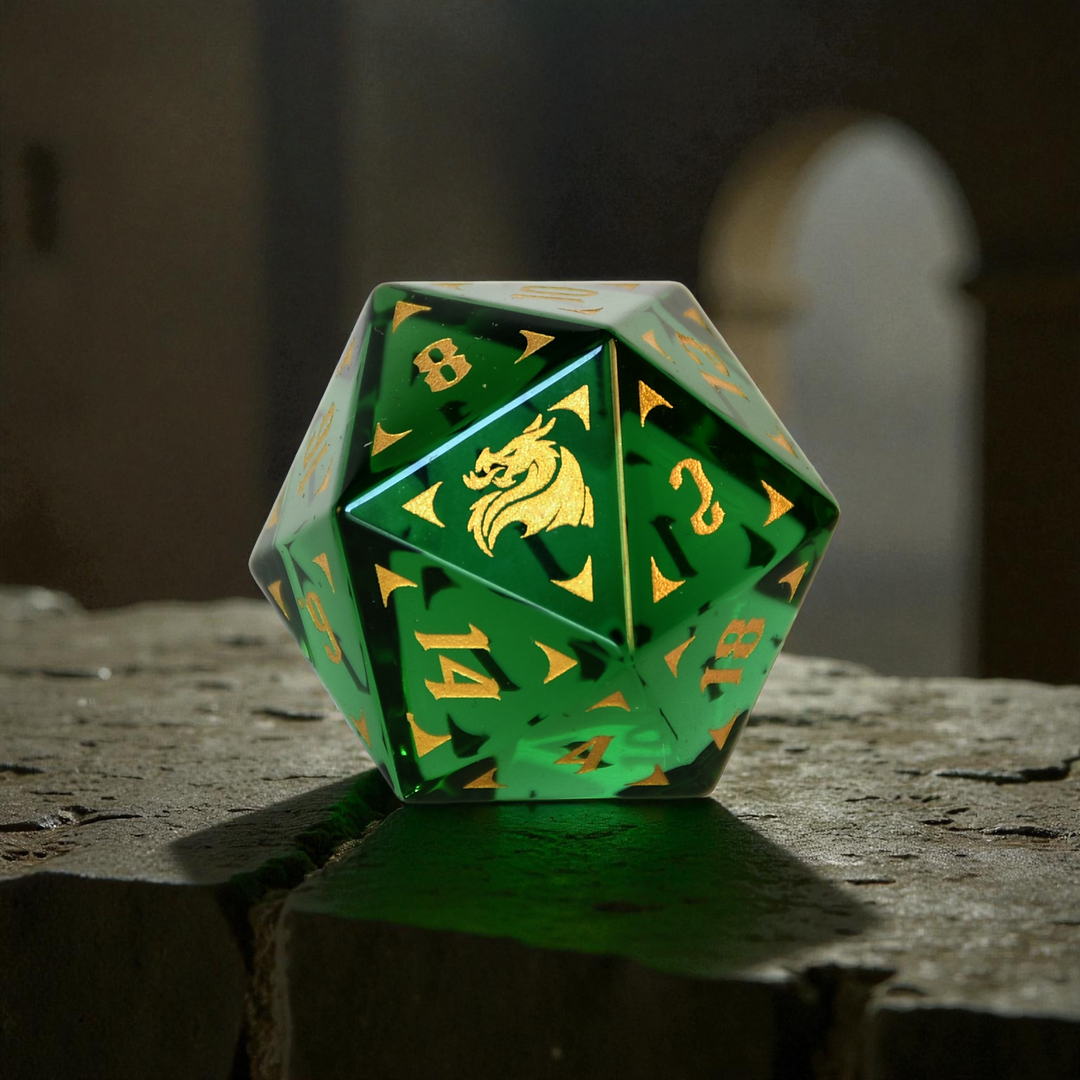 Green Draconic 35mm Glass D20