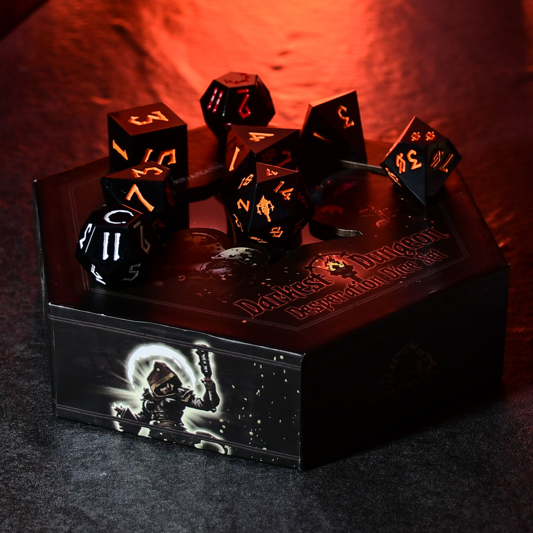 PRE-ORDER | Darkest Dungeon Desperation Sharp-Edged Resin Dice Set