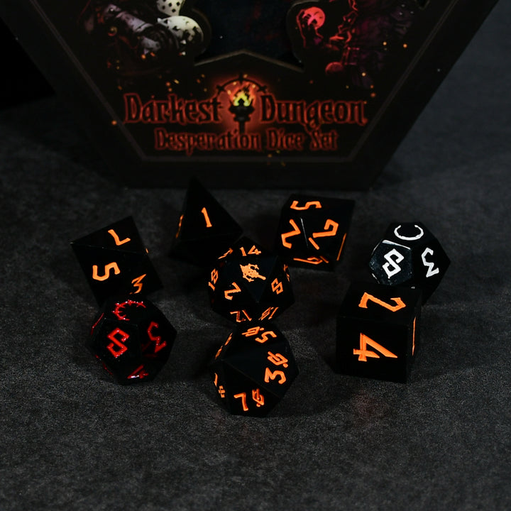 PRE-ORDER | Darkest Dungeon Desperation Sharp-Edged Resin Dice Set